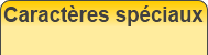 Alt+0133 : …	points de suspension<br />Alt+0140 : Œ	OE ligaturés<br />Alt+0156 : œ	oe ligaturés<br />Alt+0160 : 	espace insécable<br />Alt+0169 : ©	copyright (droit d‘auteur)<br />Alt+0174 : ®	registered (marque déposée)<br />Alt+0177 : ±	plus ou moins<br />Alt+0192 : À	A majuscule accent grave<br />Alt+0199 : Ç	C majuscule cédille<br />Alt+0216 : Ø	O majuscule barré<br />Alt+0230 : æ	ae ligaturés<br />Alt+0248 : ø	o minuscule barré